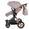 Carucior transformabil 3 in 1 Coccolle Ambra Rose Gold 6