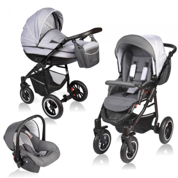 Carucior vessanti crooner 3 in 1 gray