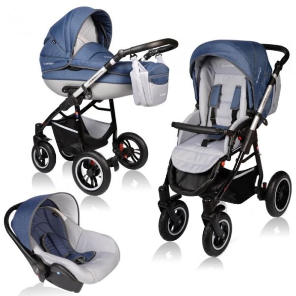 Carucior vessanti crooner prestige 3 in 1 blue