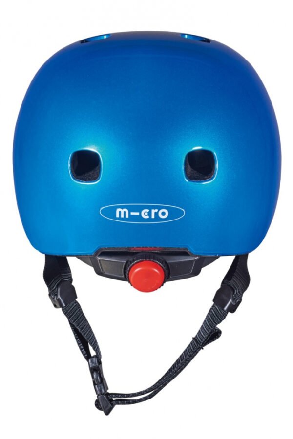 Casca Metallic Blue M cu Led