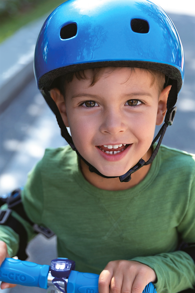 Casca Metallic Blue S cu Led Casca Metallic Blue S cu Led