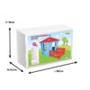 Casuta pentru copii Stone House PinkPurple cu gardulet 1