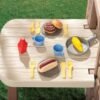 Casuta picnic cu terasa maro 1
