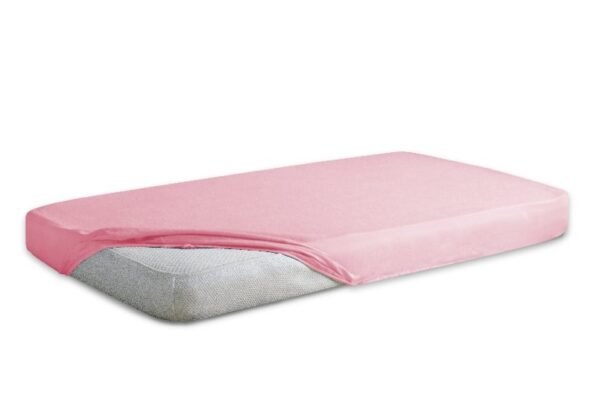 Cearceaf Premium din frotir cu elastic 120x60 cm Roz Inchis 11