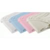 Cearceaf cu elastic din frotir bej 120x60 cm 1
