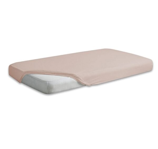 Cearceaf flanel din bumbac cu elastic 120x60 cm Brown 16