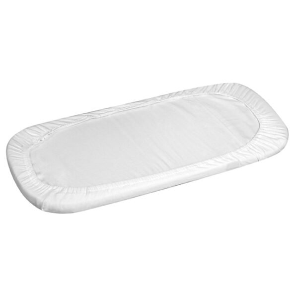 Cearceaf jerse din bumbac 90x40 cm White 01