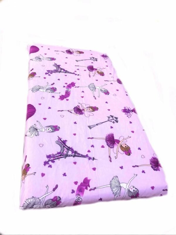 Cearsaf cu elastic roata 120x60 cm Balerine