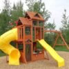Complex de joaca din lemn Canyon Ridge Kidkraft 2