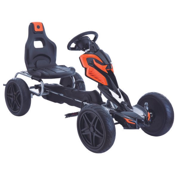 Kart cu pedale Go Kart Black