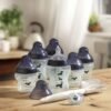 Kit biberoane nou nascut ONL Unisex Tommee Tippee 0luni Balenute Albastru 1