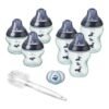 Kit biberoane nou nascut ONL Unisex Tommee Tippee 0luni Balenute Albastru 3