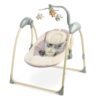 Leagan electric Caretero Loop cu telecomanda Beige 8