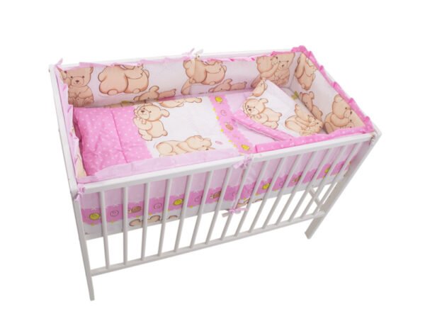 Lenjerie Teddy Friends Roz 41 piese M1 140x70 1