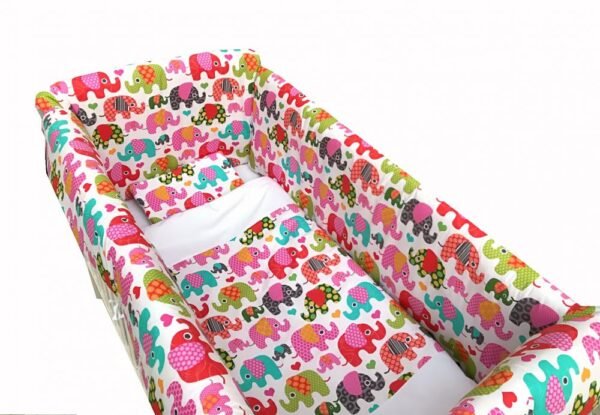 Lenjerie de pat Maxi Elefantei roz140x70 cm
