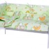 Lenjerie patut cu 5 piese Sleepy Teddy Bear Green 007 1