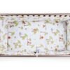 Lenjerie patut cu 6 piese si protectii laterale complete Jungle 120x60 cm 4