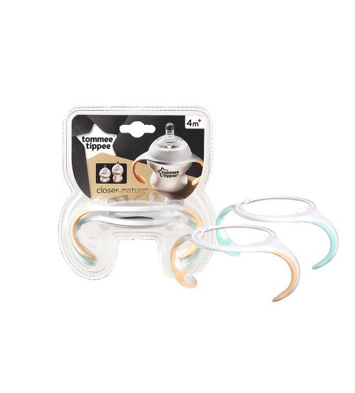 Manere pentru biberoane x 2 buc Portocaliu Tommee Tippee Manere pentru biberoane x 2 buc Portocaliu Tommee Tippee