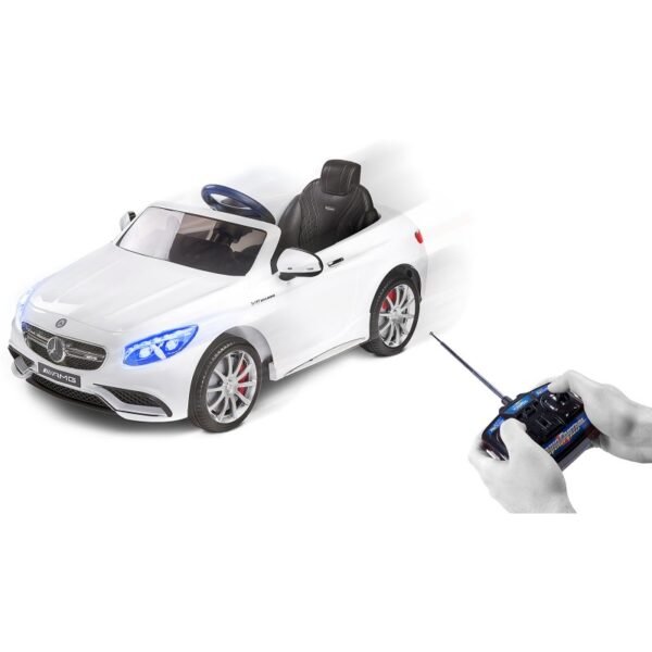 Masinuta electrica Toyz Mercedes Benz S63 AMG 12V white