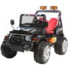 Masinuta electrica cu doua locuri si roti din plastic Drifter Jeep 4x4 Negru 8