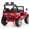 Masinuta electrica cu doua locuri si roti din plastic Drifter Jeep 4x4 Rosu 2
