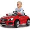 Masinuta electrica cu telecomanda si roti eva Mercedes CLA45 Red 4