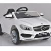 Masinuta electrica cu telecomanda si roti eva Mercedes CLA45 White 2