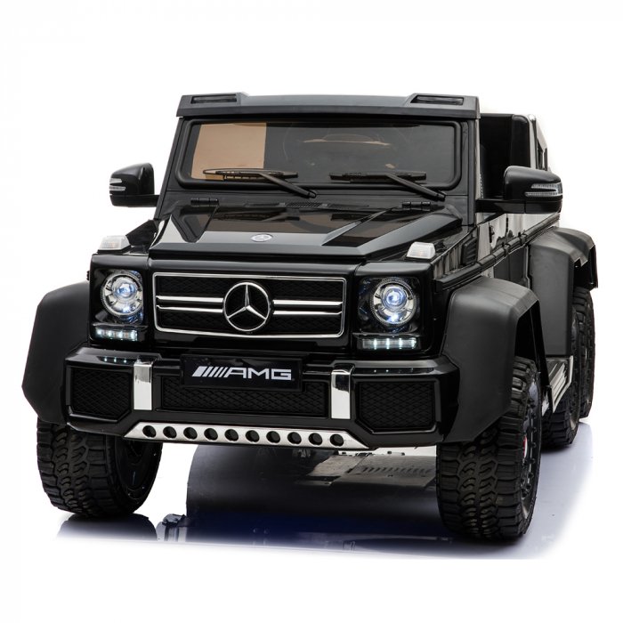 Masinuta electrica pentru copii Mercedes G63 6x6 270W PREMIUM Negru plus sezut pentru adult Masinuta electrica pentru copii Mercedes G63 6x6 270W PREMIUM Negru plus sezut pentru adult