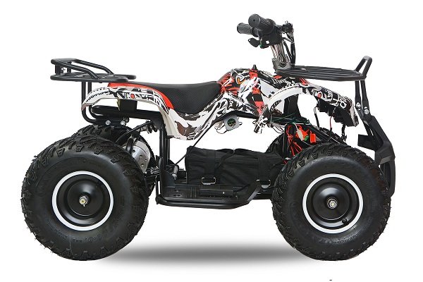 Mini ATV electric pentru copii NITRO Torino Quad 800W 36V Alb Mini ATV electric pentru copii NITRO Torino Quad 800W 36V Alb