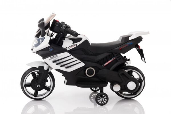 Motocicleta electrica 6V LQ158 albnegru