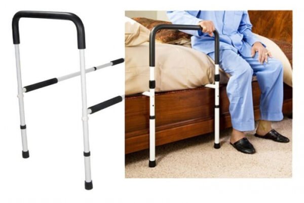 PRODUS RESIGILAT Grilaj protectie pat adulti inaltime ajustabila maner ridicare din pat ajustabil 28 50 cm
