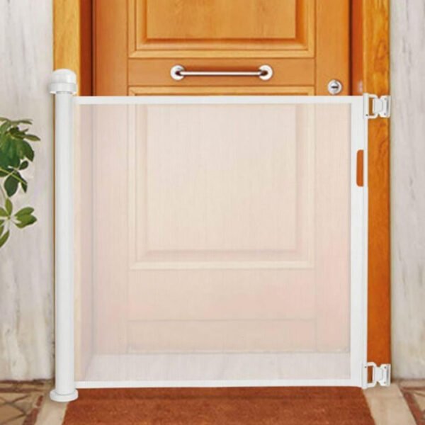 PRODUS RESIGILAT Poarta de siguranta retractabila extra lunga 140 cm