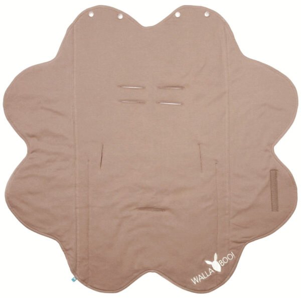 Paturica floare Soft Taupe Wallaboo