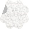 Paturica floare imprimata Grey Wallaboo 5