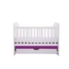 Patut Como cu sertar alb cu violet 1
