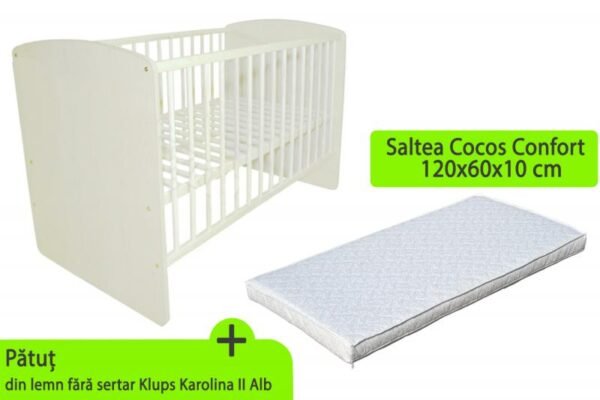 Patut Klups Karolina II Alb Saltea 10