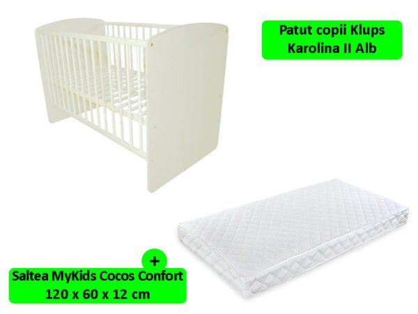 Patut Klups Karolina II Alb Saltea 12