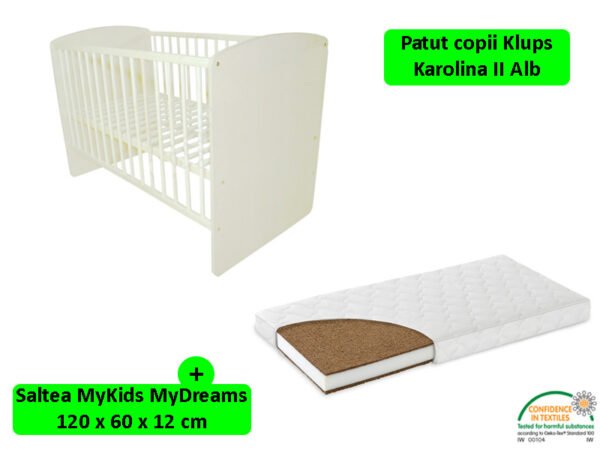 Patut Klups Karolina II Alb Saltea 12 MyDreams