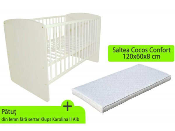 Patut Klups Karolina II Alb Saltea 8