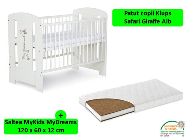 Patut Klups Safari Giraffe Alb Saltea 12 MyDreams