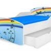Patut Nobiko Small Rainbow 140 x 70 cu saltea si sertar 10