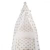 Patut din lemn Cassy X Cot Beige cu saltea si lenjerie 1