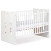 Patut din lemn Paula Alb Saltea Comfort 10 cm 3