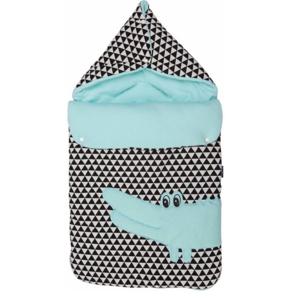 Port Bebe cu broderie Crocodil Womar Zaffiro KO BWZF 04CR