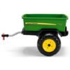 Remorca Peg Perego John Deere Adventure 3 ani Negru Verde Galben 1