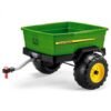 Remorca Peg Perego John Deere Adventure 3 ani Negru Verde Galben 2