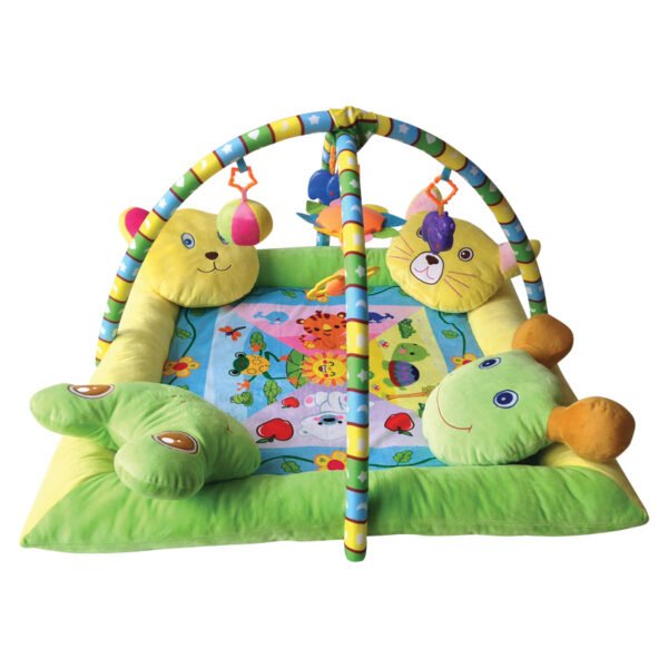 Saltea de activitate plus Play Gym cu 4 perne 80x80 cm