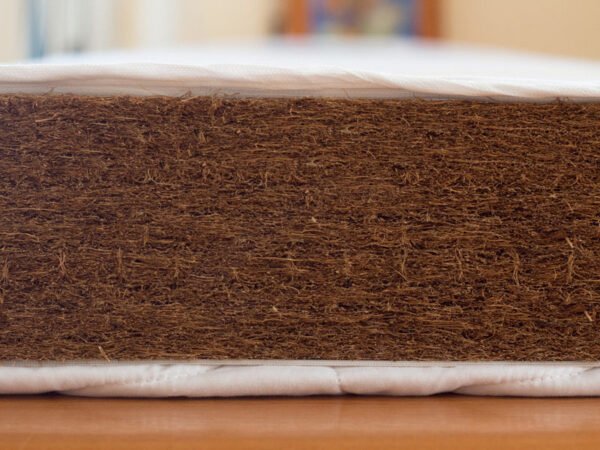 Saltea fibra de Cocos Integral 120x60x10 husa alba