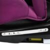 Scaun Auto Tweety Purple cu Isofix rotativ 360 grade BUF BOOF 0 36 kg baza neagra 3