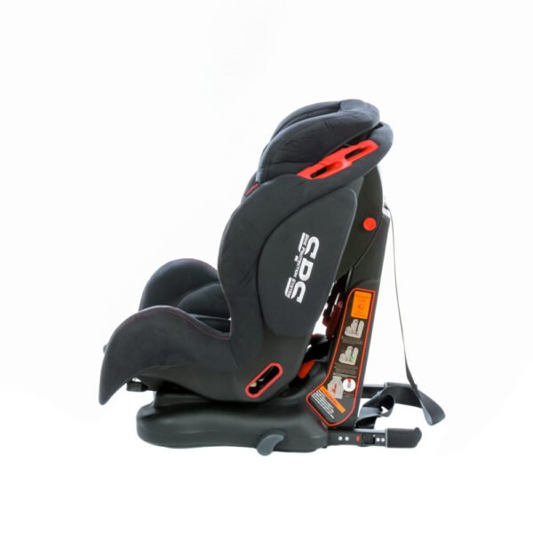 Scaun auto Georgia cu Isofix si Top Tether Negru KidsCare